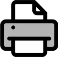 Print page icon