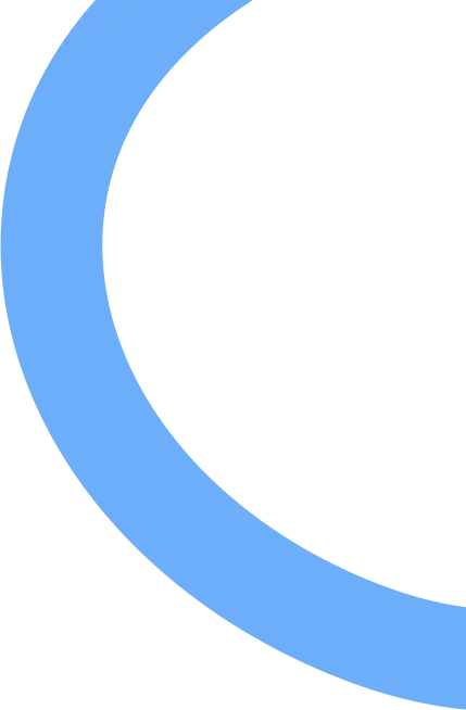 Colorful decorative shape in Join Us section