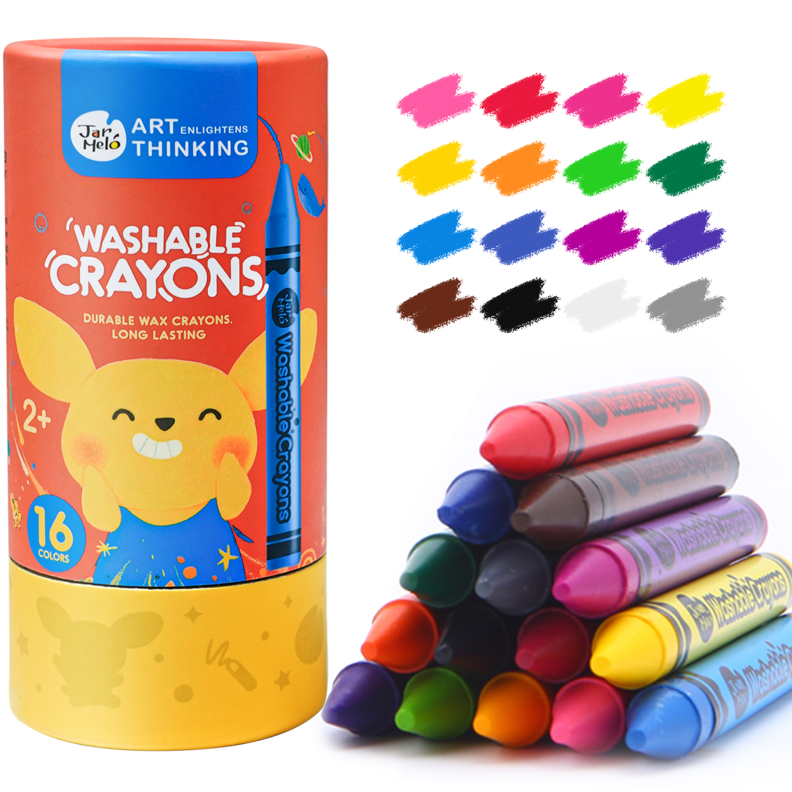 Jar Melo Washable Crayons
